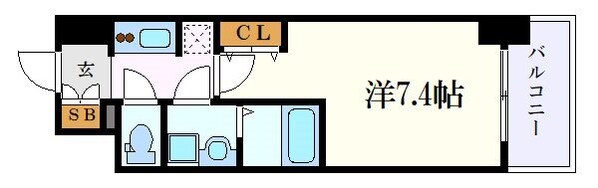 浄心駅 徒歩3分 4階の物件間取画像